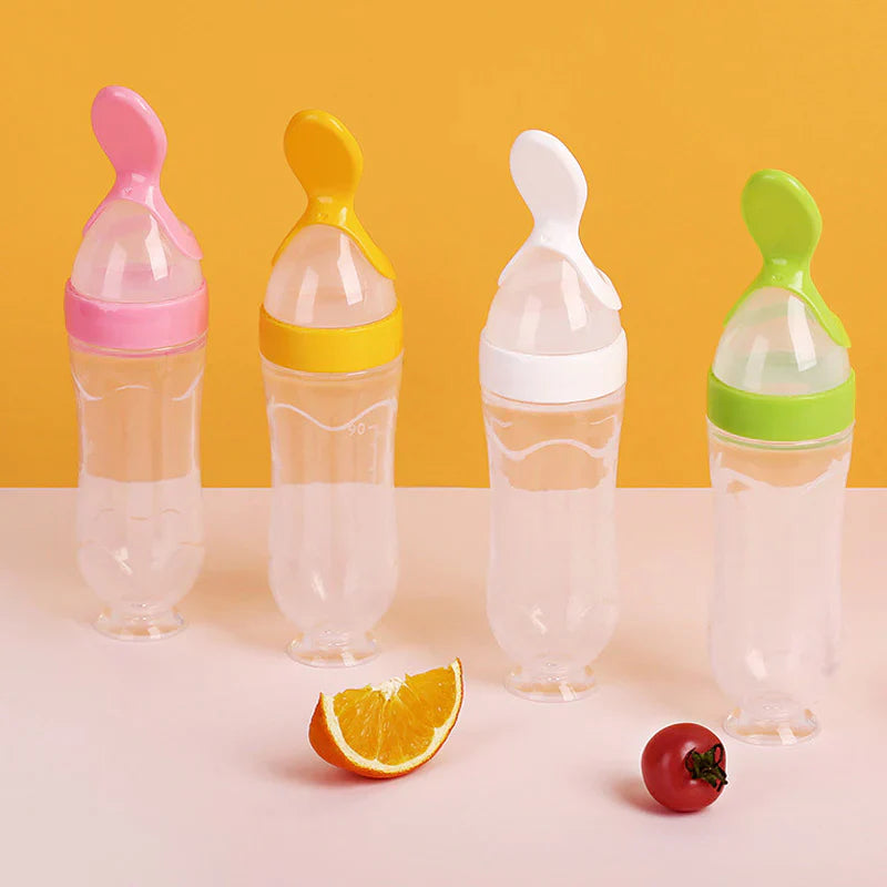 Mamadeira de Papinha Baby Ofertkids - Alimente Seu bebê sem sujeira e sem esforço + BRINDE EXCLUSIVO