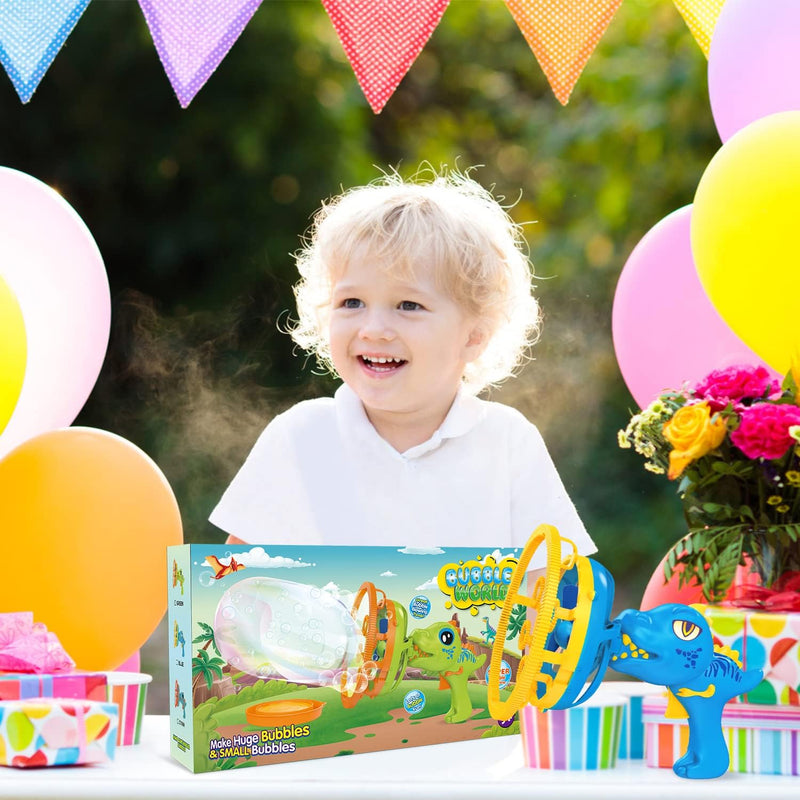 Pistola de bolhas Mágicas Dinokids + BRINDES (PROMOÇÃO EXCLUSIVA)