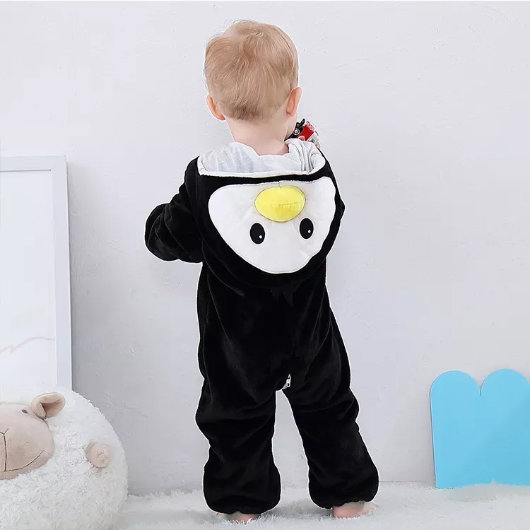Macacão Infantil Bichinhos - Pinguim